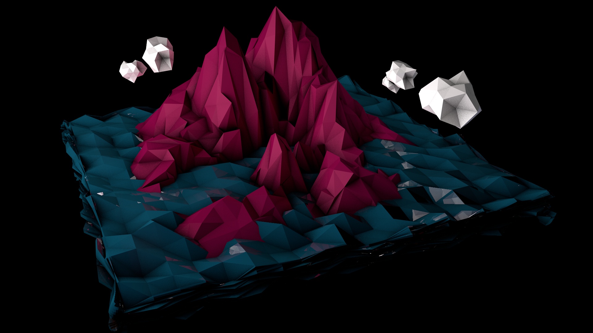 lowpoly|ui|闪屏/壁纸|顾艺声. - 原创作品 - 站酷 (zcool)