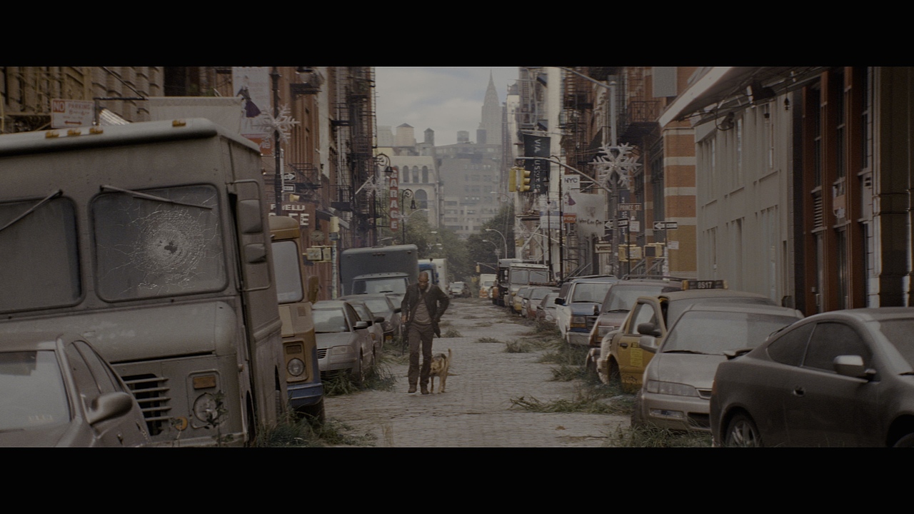 场景参考,出自电影《我是传奇》