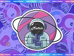 2020 Matrix sticker design