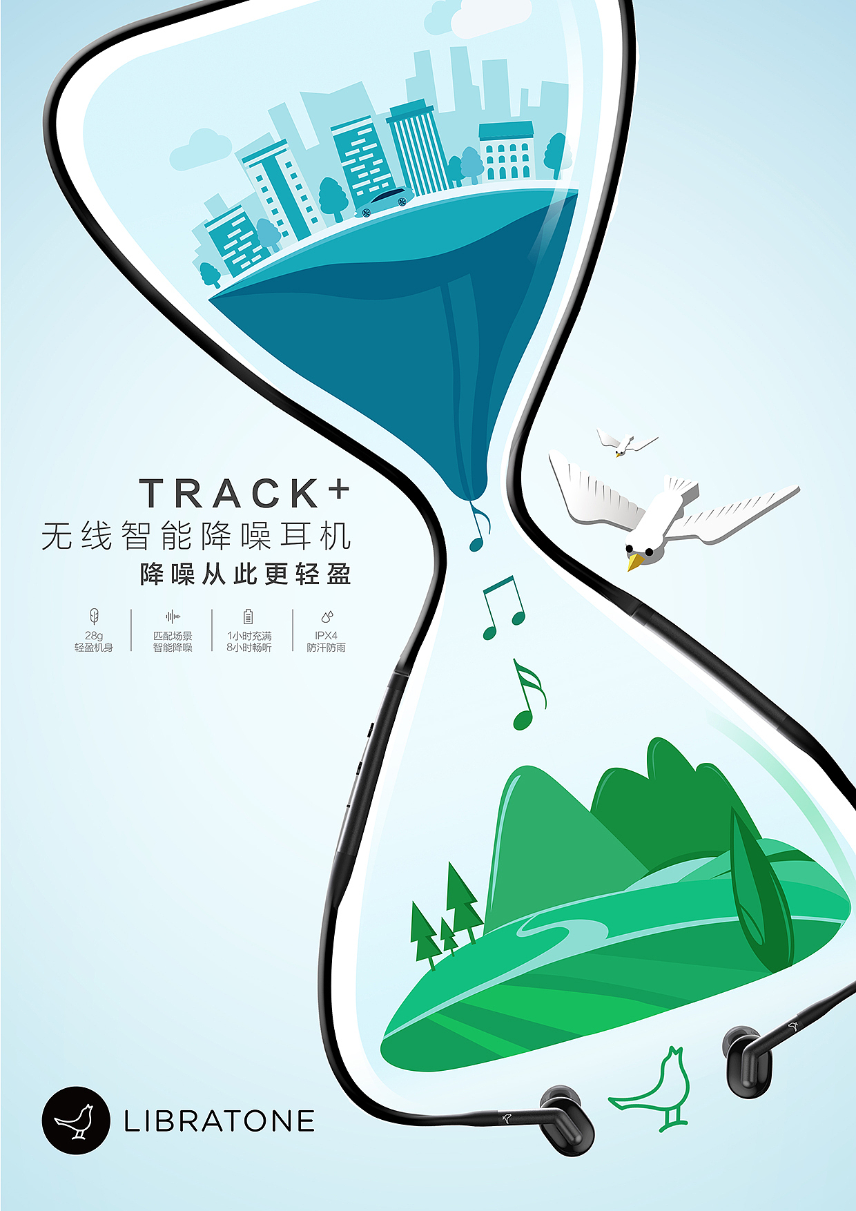 小鸟Track+海报设计（图ZMTE4MjEyNTY0） - 海报 - 站酷设计师没心情原创素材 - 站酷ZCOOL