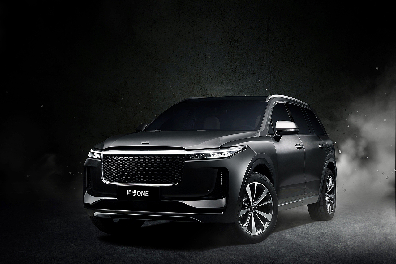 理想one汽车—ps精修作品