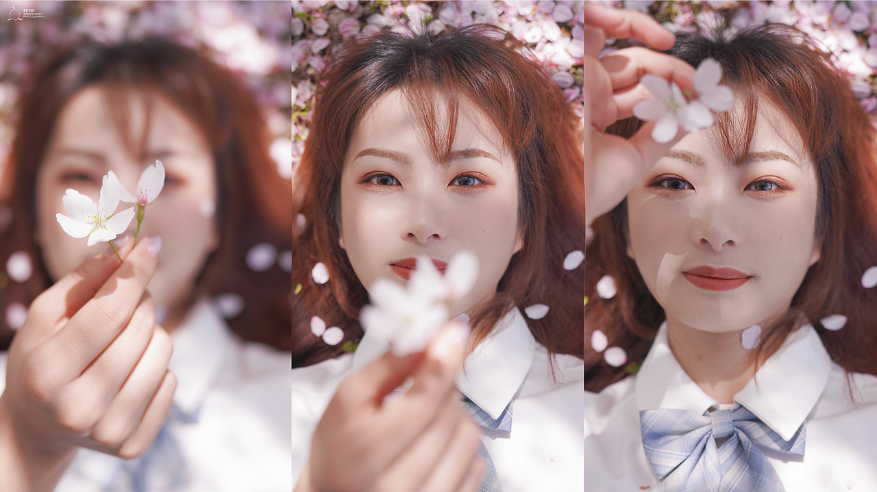 杭州四歌樱花园人像摄影JK（图ZMjUyMDQxMzIw） - 人像摄影 - 站酷设计师负鹤原创素材 - 站酷ZCOOL