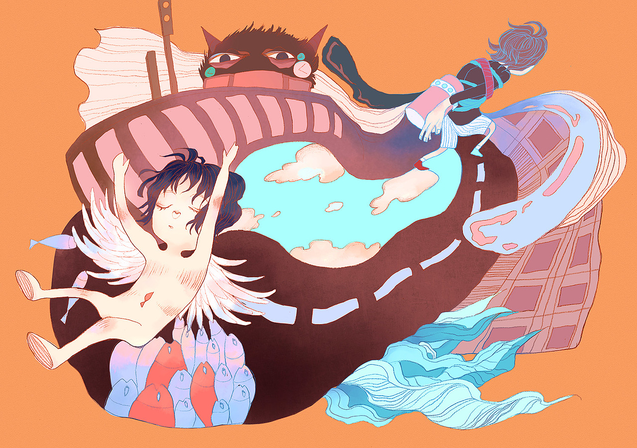 负梦鱼（图ZMTIzMjUzMTk2） - 概念设定 - 站酷设计师辛古原创素材 - 站酷ZCOOL