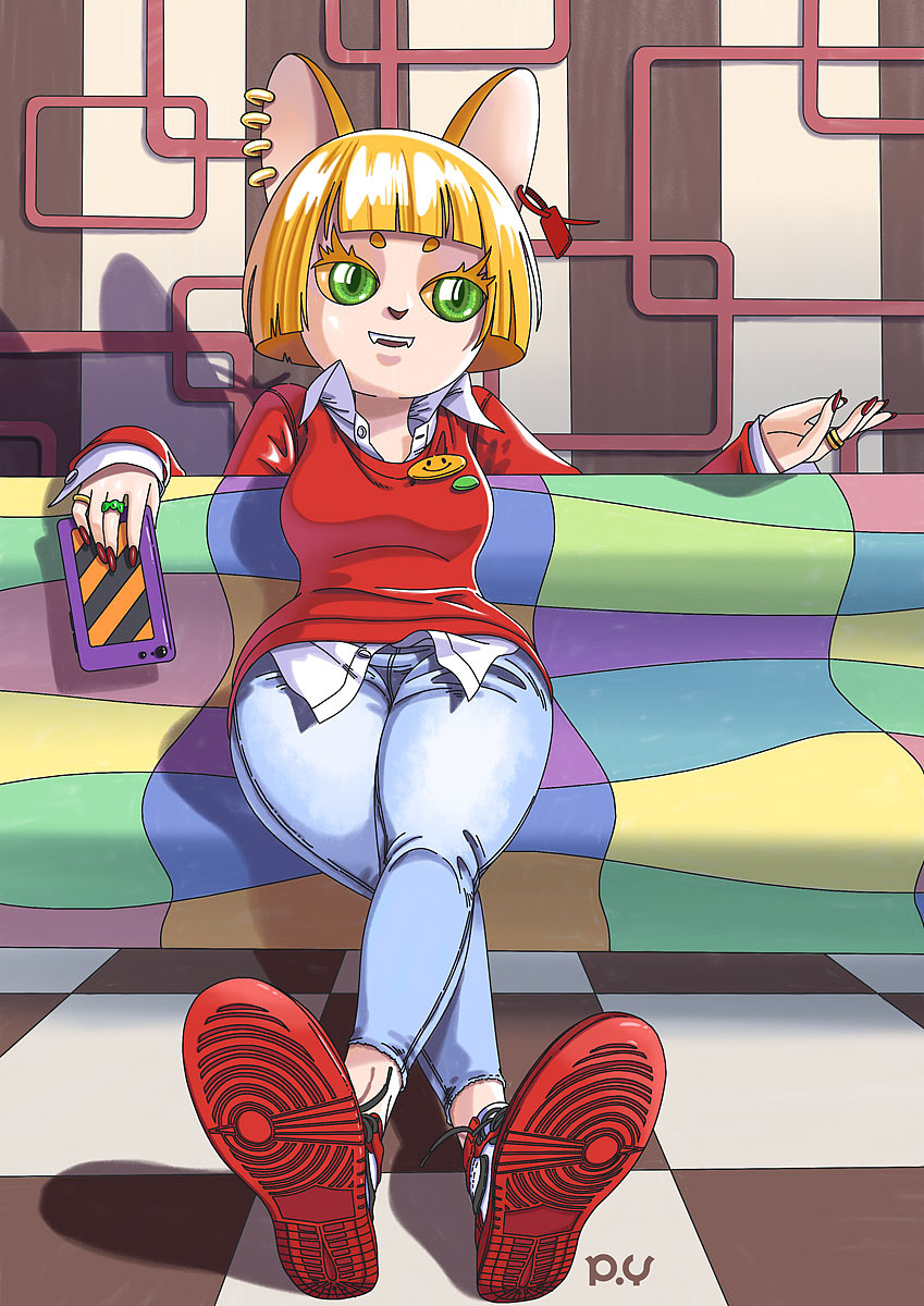 逐漸喵化1（圖ZMTU4MDc0MDU2） - 創(chuàng)作習(xí)作 - 站酷設(shè)計(jì)師P_YUAN原創(chuàng)素材 - 站酷ZCOOL