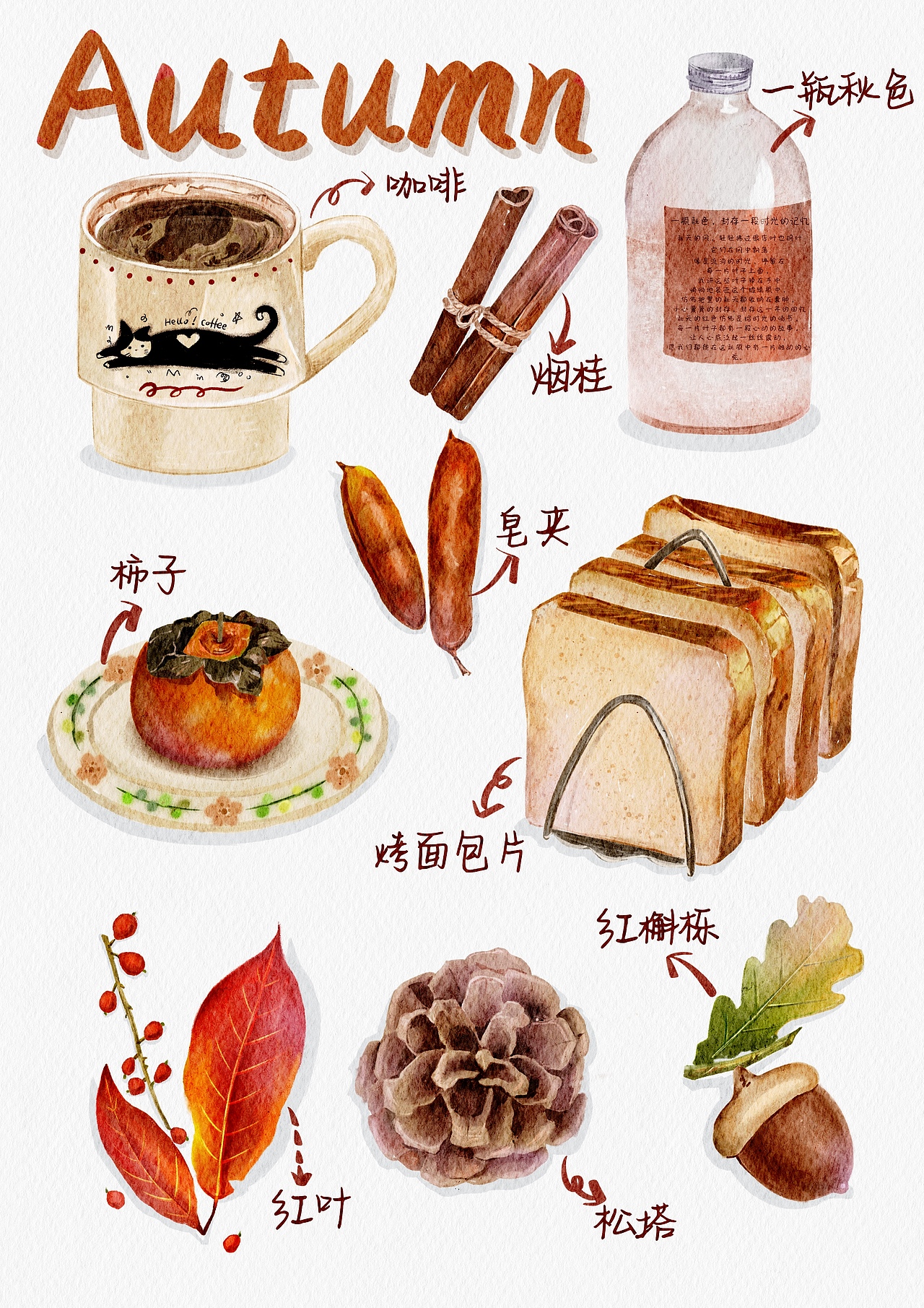iPad水彩——小物件