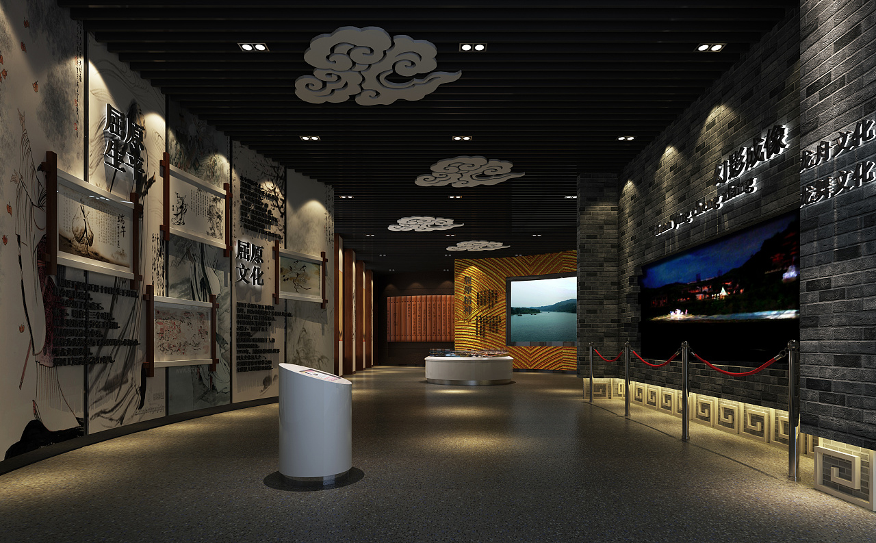 平江档案馆空间设计|空间|展陈设计|汇林文化 - 原创作品 - 站酷