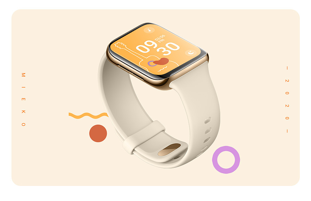 万物皆可盘 - OPPO Watch 表盘创意设计 - 形式美学（图ZMjAzNjU3MzY4） - 主题/皮肤 - 站酷设计师miekooooo原创素材 - 站酷ZCOOL