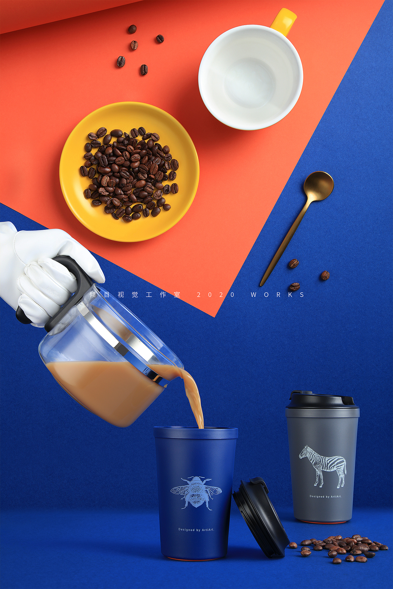 杯子摄影/ArtiArt 咖啡杯×倾目视觉（图ZMjI4NTg2MjY0） - 产品摄影 - 站酷设计师倾目视觉原创素材 - 站酷ZCOOL