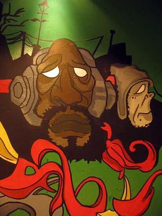 几年前作的  街舞房涂鸦 我都作品大多都在  太仓这个小城 本人就在家乡的小城坐着一份混日子的工作