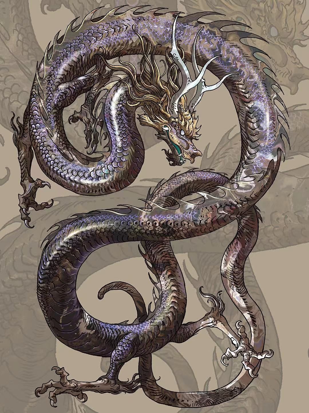 《万龙谷》系列部分龙设定（图ZMzM0MTQ0NzI0） - 概念设定 - 站酷设计师独行正明原创素材 - 站酷ZCOOL