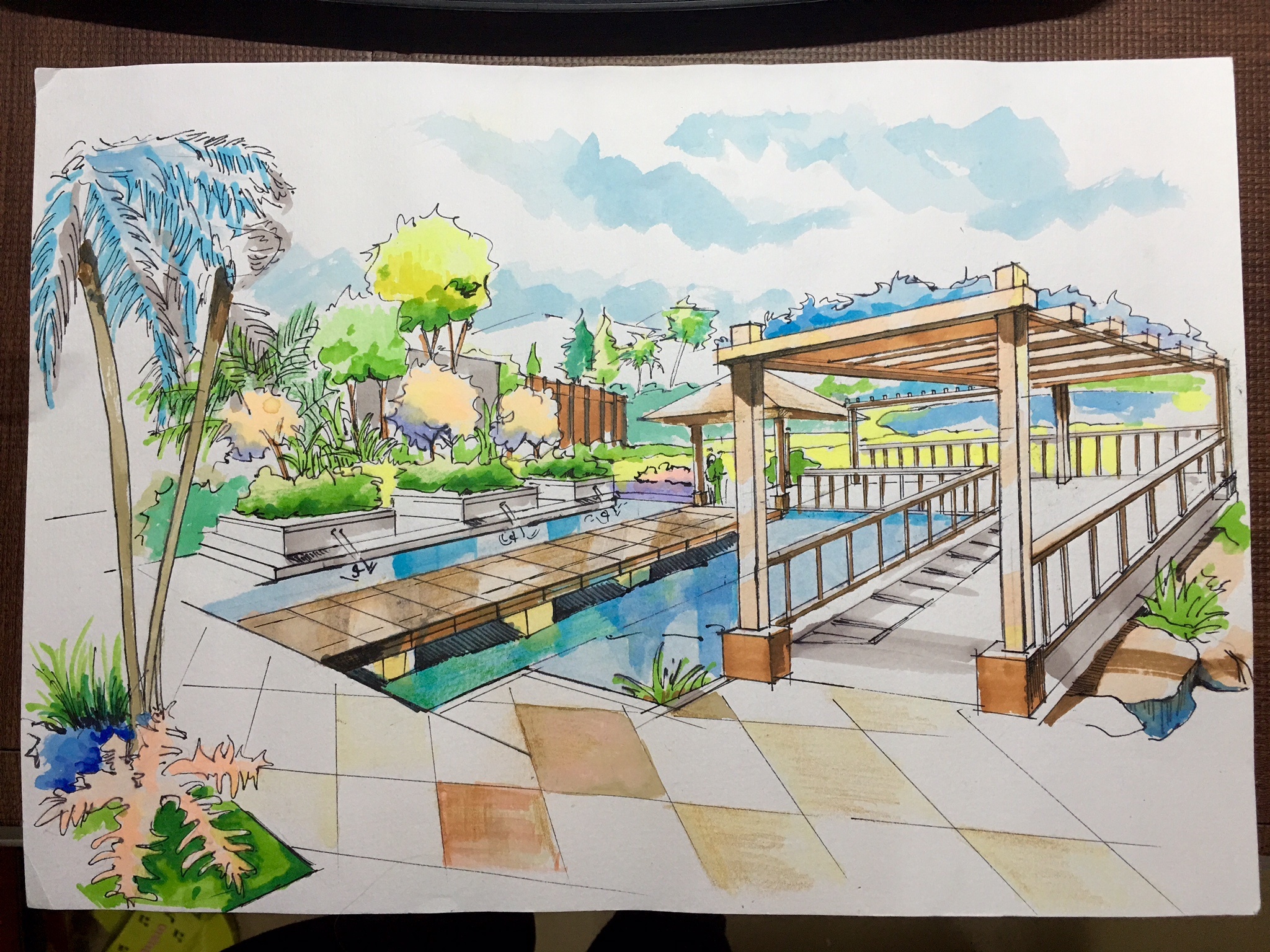 一些手绘和3d效果图