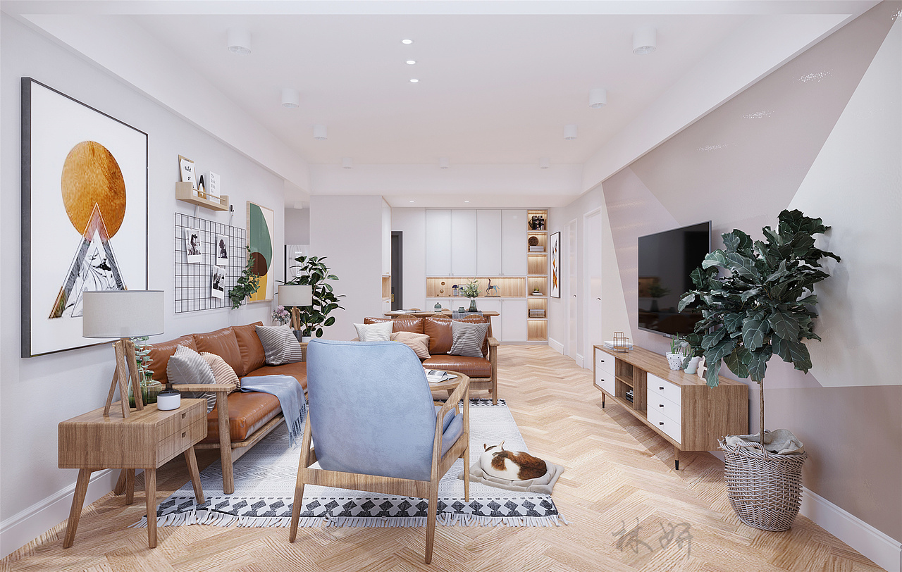 清新又温馨的北欧风格设计（图ZMjc4NTg5NDEy） - 其他空间 - 站酷设计师零零一米五原创素材 - 站酷ZCOOL