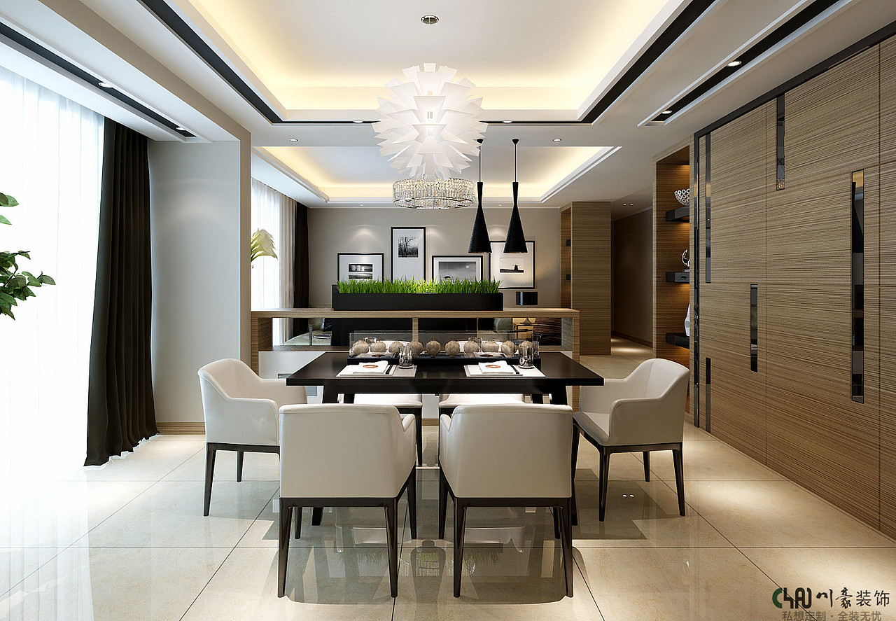 贵阳金元国际180㎡平层-现代风格装修设计案例