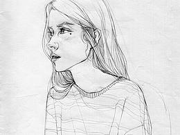 人物练习-铅笔速写