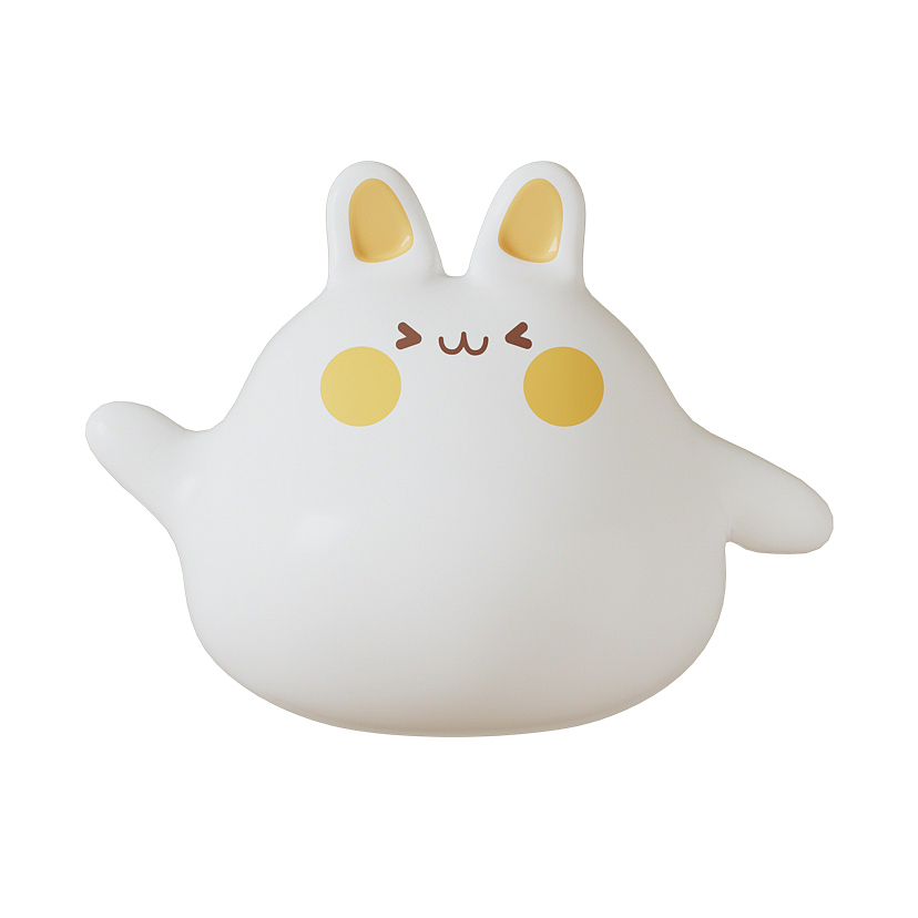 双枪科技小兔IP揉面垫三维建模与场景