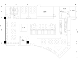 涂鸦咖啡馆渲染