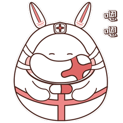 战疫---兔宝动态表情包设计（图ZMjA3MzIyMjA4） - IP形象 - 站酷设计师黄小亦原创素材 - 站酷ZCOOL