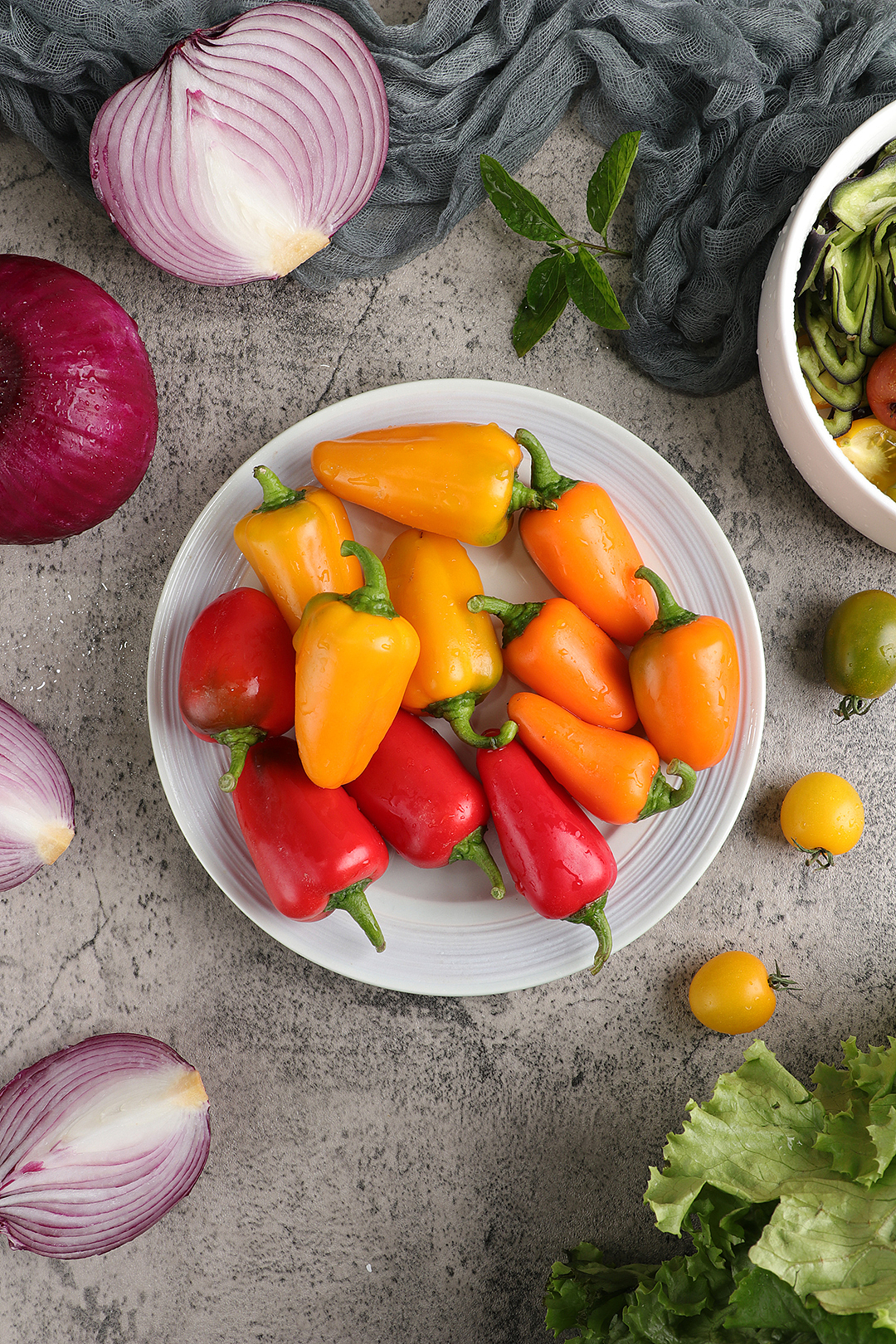 科劳斯三色水果辣椒丨飞鸟传媒专注生鲜电商拍摄设计