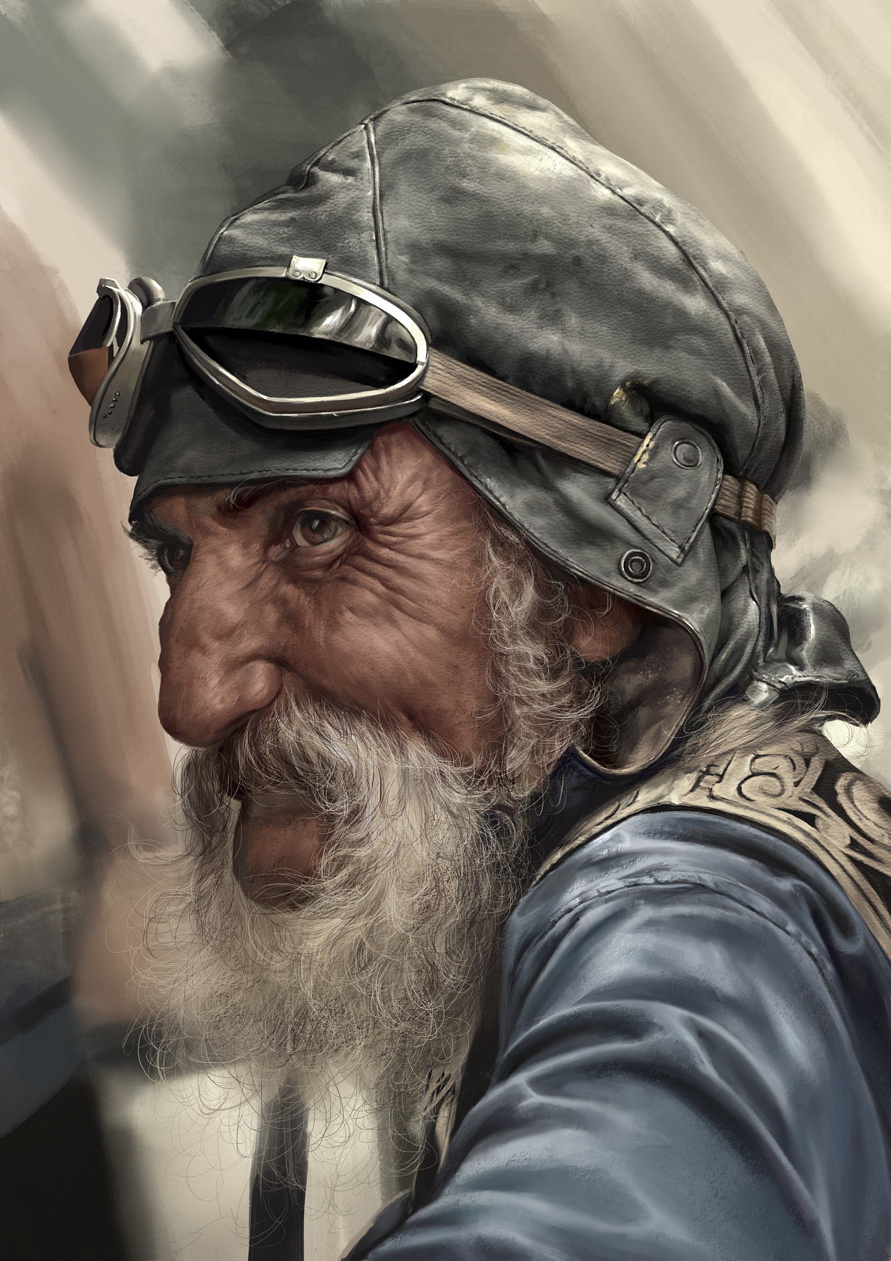 老人|插画|游戏原画|spike01 - 原创作品 - 站酷 (zcool)