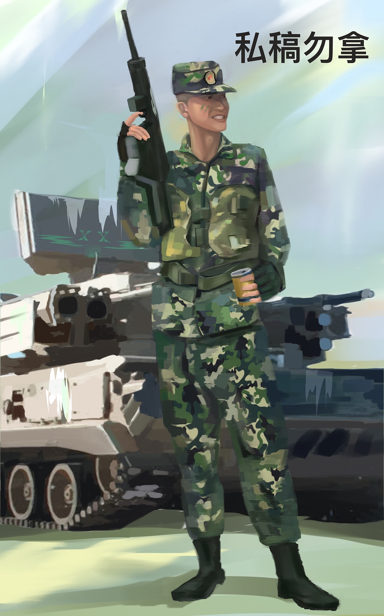 厚涂手绘 约稿加v:2695023125