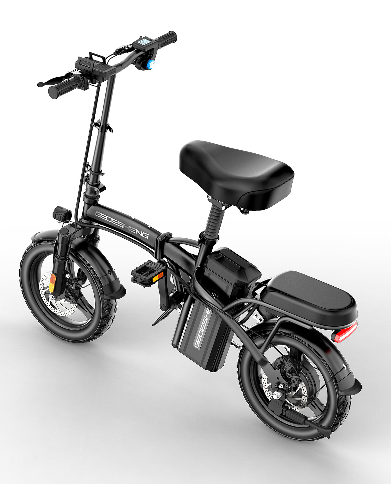 哈罗车服 脚踏助力电动车 建模+渲染+精修