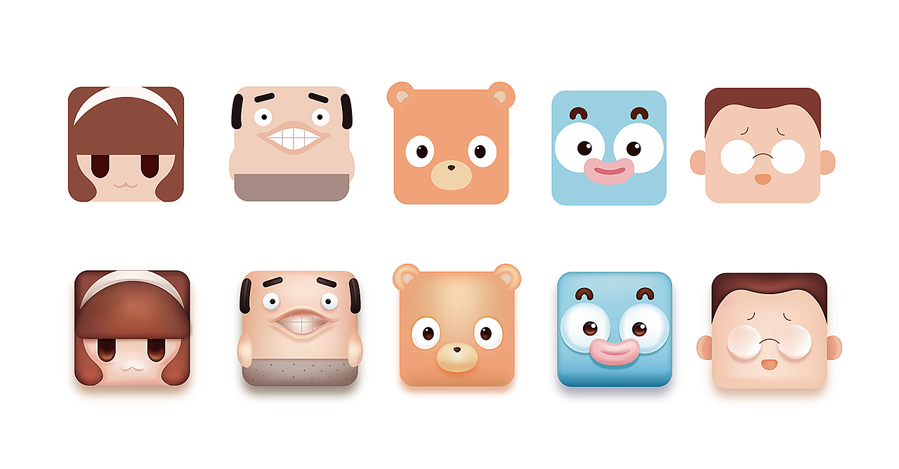 几年前的练习（一）（图ZMjM1MjkwMDMy） - 图标 - 站酷设计师映桃小丸子原创素材 - 站酷ZCOOL