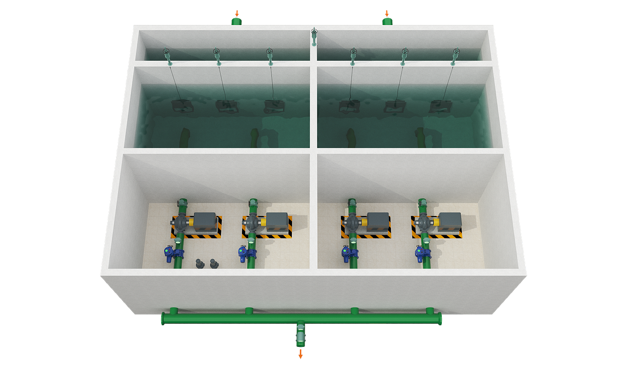 污水厂三维效果图（图ZMzgwNzU5Nzg4） - 人机交互 - 站酷设计师雪12321原创素材 - 站酷ZCOOL