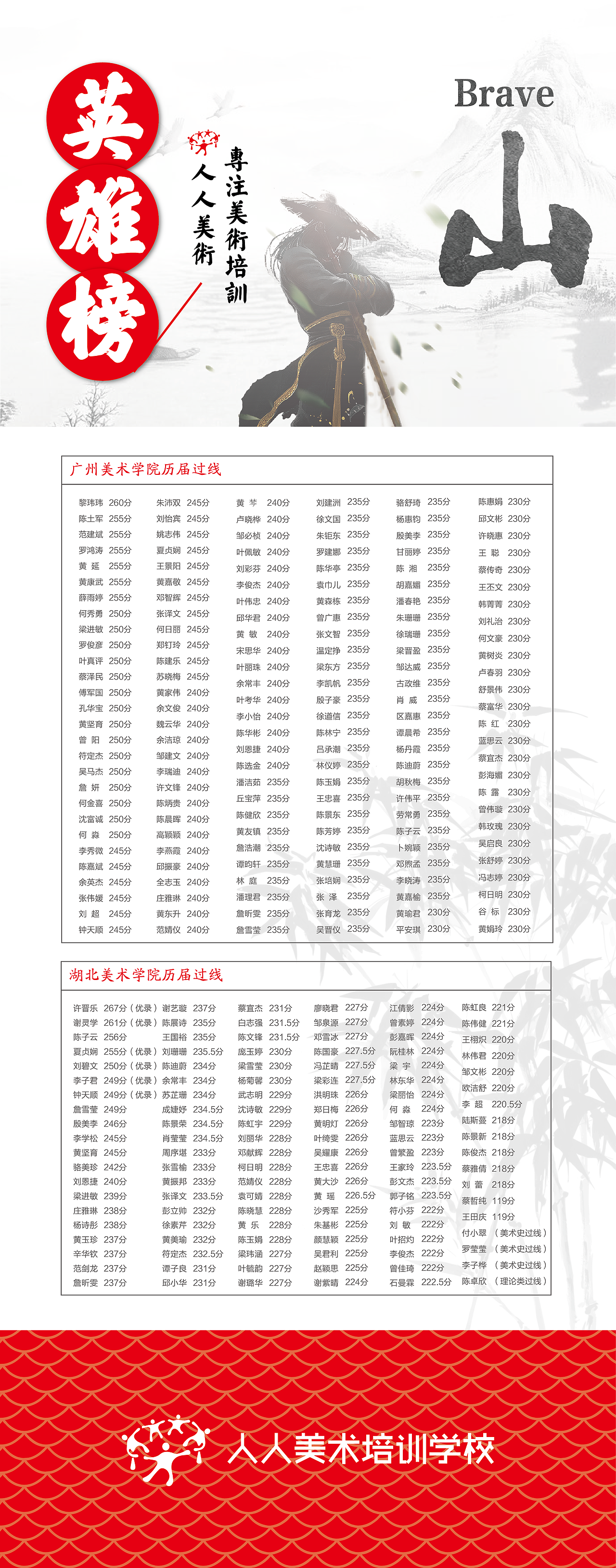 画室校园宣传海报