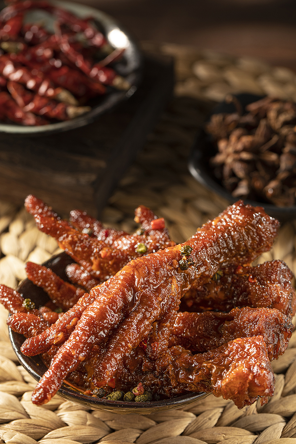 【芦老娘】虎皮凤爪拍摄,鸡爪摄影,电商详情页设计