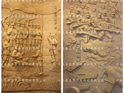 【案例】军事展馆浮雕设计定制厂家（图）