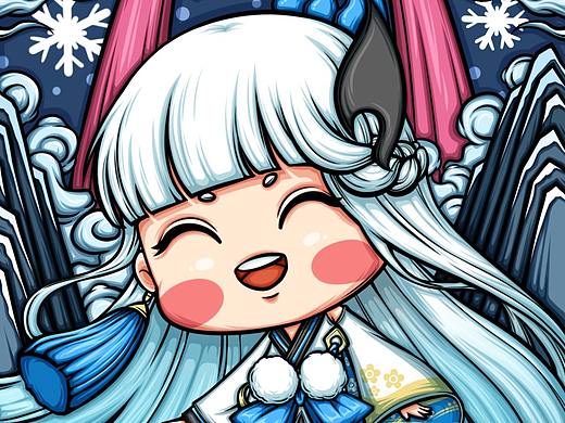 【阴阳师同人国潮系列】雪女