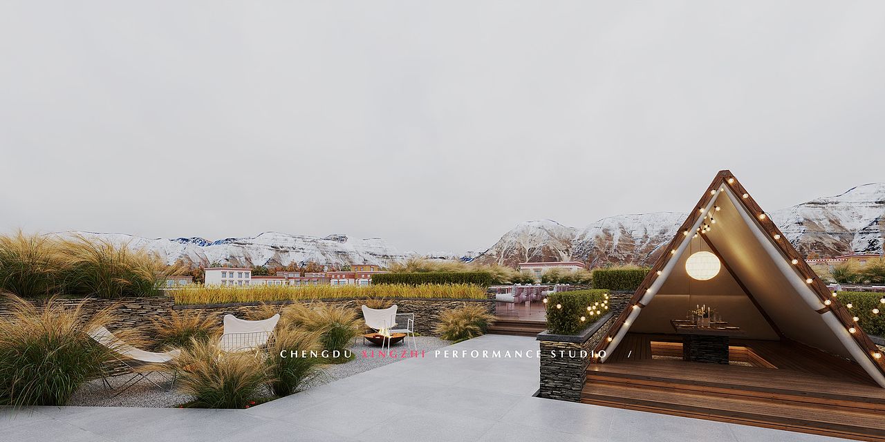 商业空间表现/ 餐厅 拉萨/ 辛丑年·戊戌月作