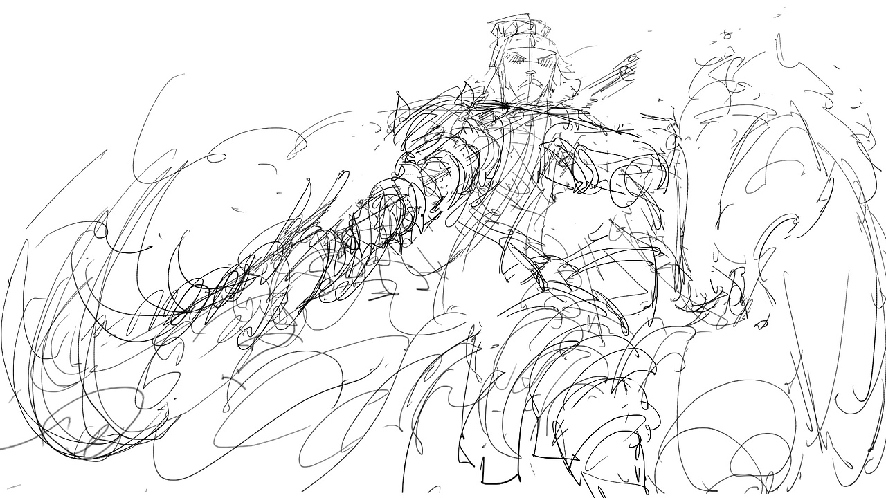 射雕群侠传与真三国无双联动KV海报《关羽》