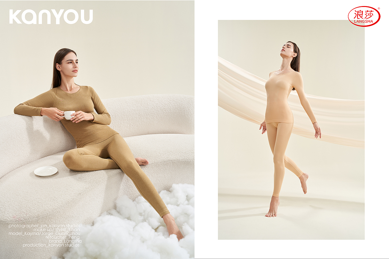 保暖内衣/打底衫/保暖背心形象片✖️KANYON STUDIOS（图ZMzQ4NTY3NzQw） - 人像摄影 - 站酷设计师KANYON视觉原创素材 - 站酷ZCOOL