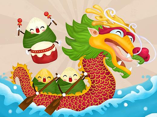 手绘端午节海报（个人主页-ZMzU4NDY0NDA=） - 海报 - 站酷设计师hanyiyi原创素材 - 站酷ZCOOL