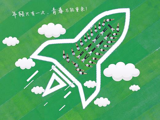 毕业照航拍