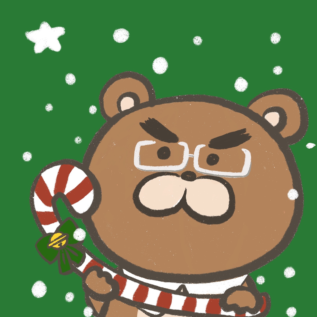圣诞头像动物系列OvO（图ZMjMwODIyNzA4） - 新锐潮流插画 - 站酷设计师饺子熊原创素材 - 站酷ZCOOL
