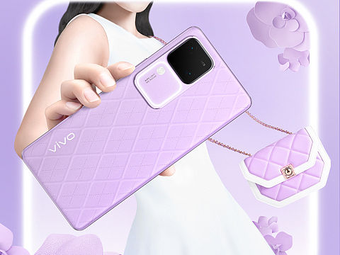 VIVO S18菱紫 广告摄影