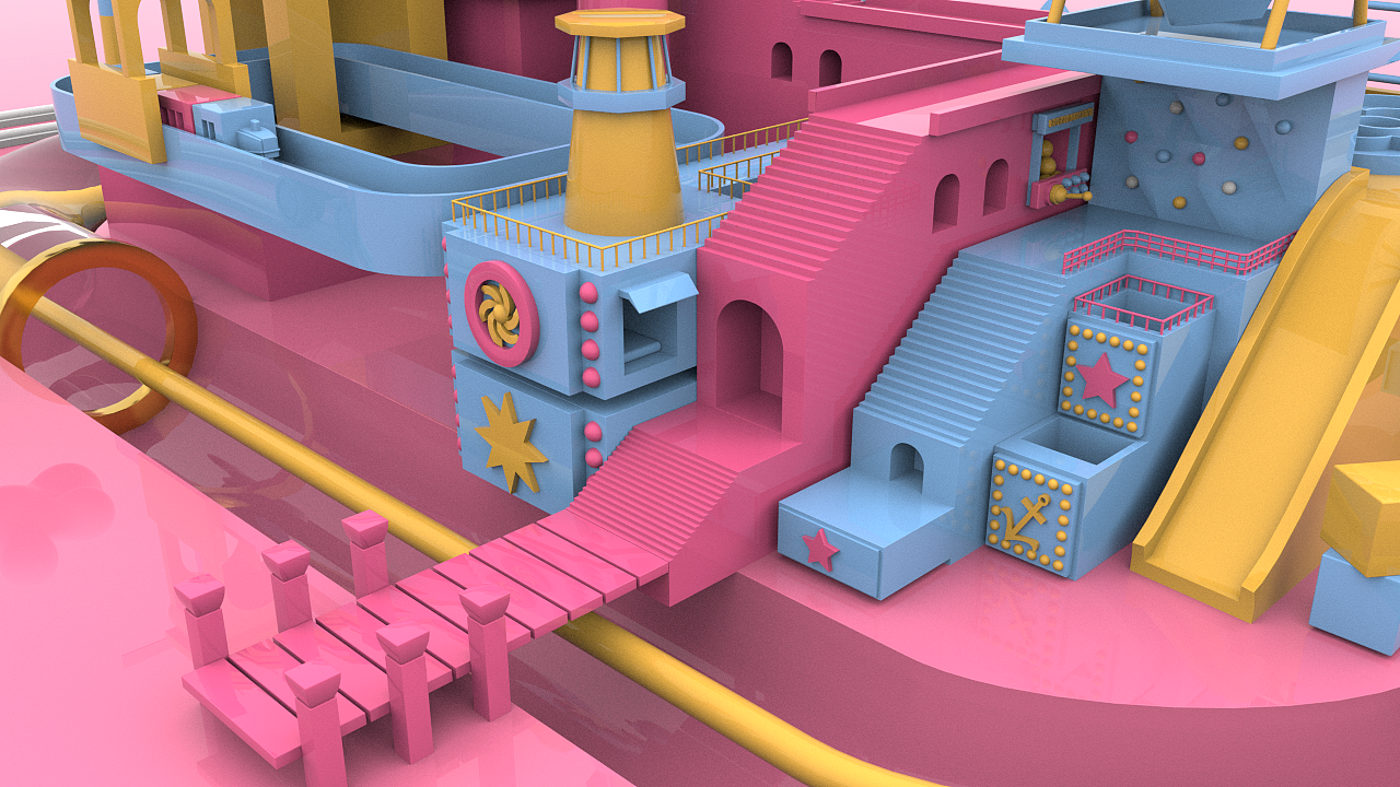 Dream of paradise（梦想乐园）（图ZMTQ3NTQ3Mzg0） - 场景 - 站酷设计师冰残粉fm原创素材 - 站酷ZCOOL