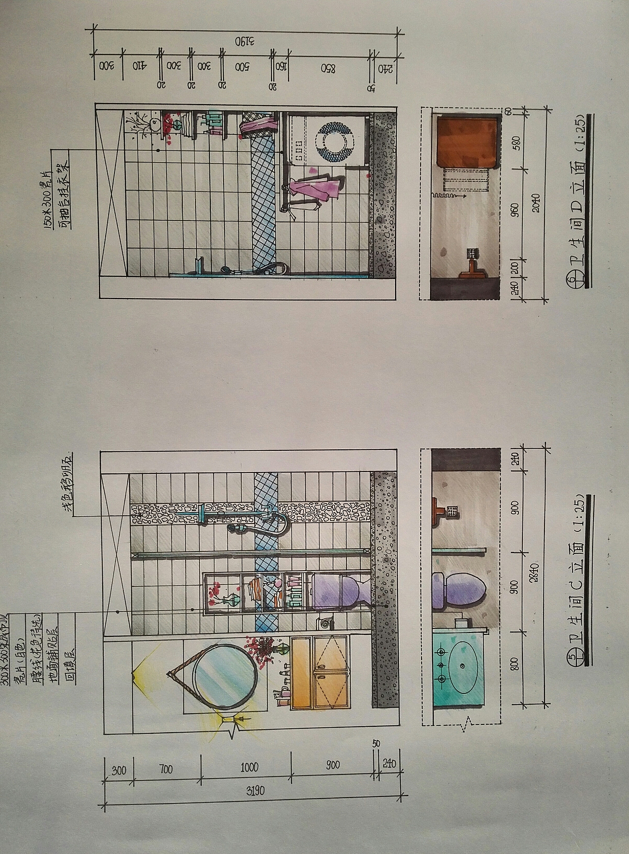 室内手绘效果图|空间|家装设计|那个男人20_原创作品-站酷zcool