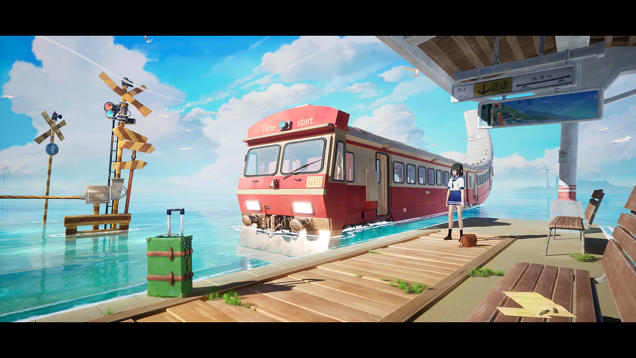 UE4—拾光梦行，2021年总结（图ZMjg1MTM3MjQ4） - 场景 - 站酷设计师林老头o原创素材 - 站酷ZCOOL