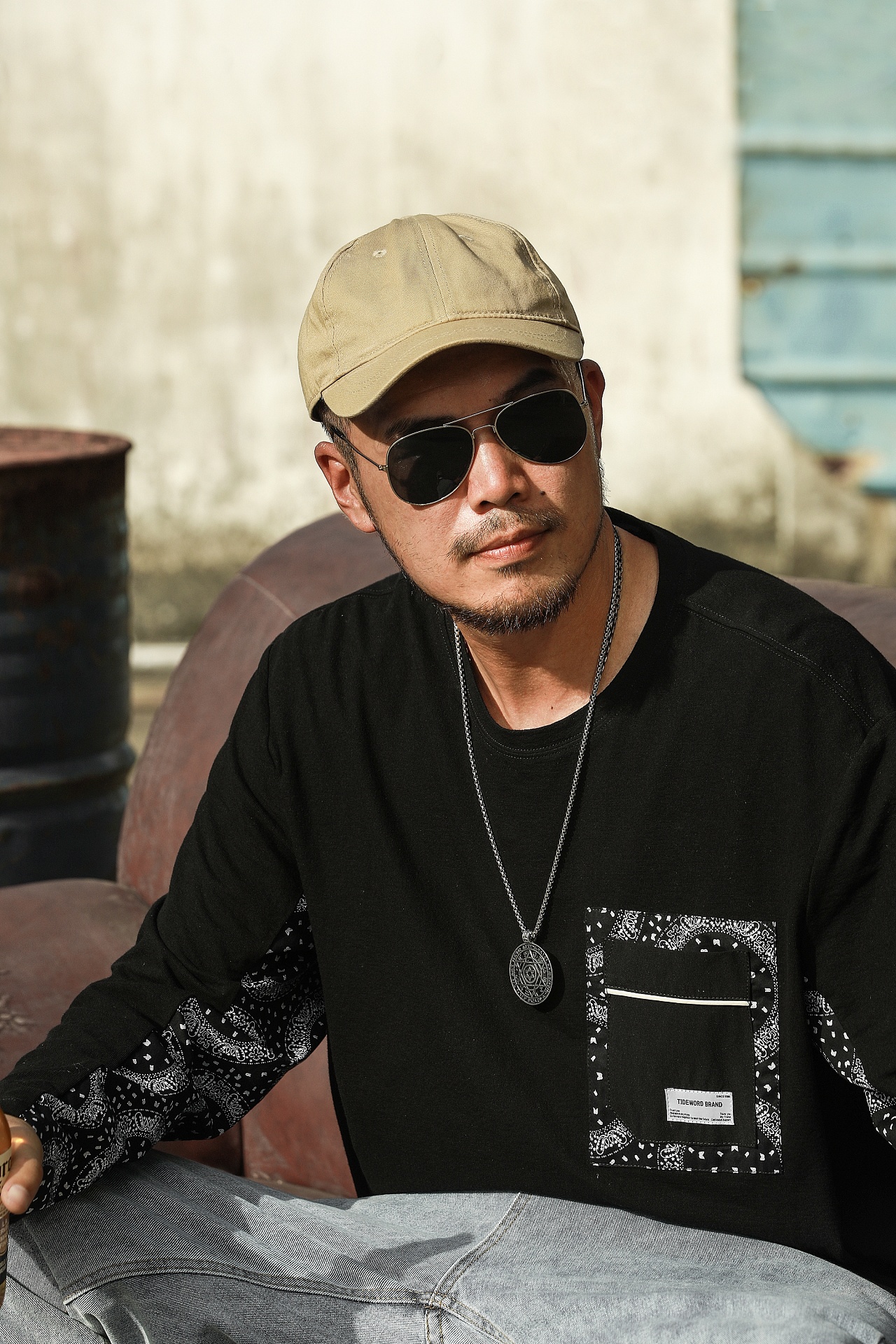 超然超炸欧美复古硬汉风格服装形象片