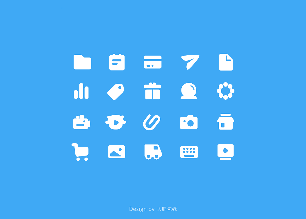 面型icon|ui|图标|大脸包纸_原创作品-站酷zcool
