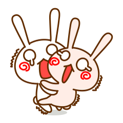 白眼仨兔表情包(已上架）