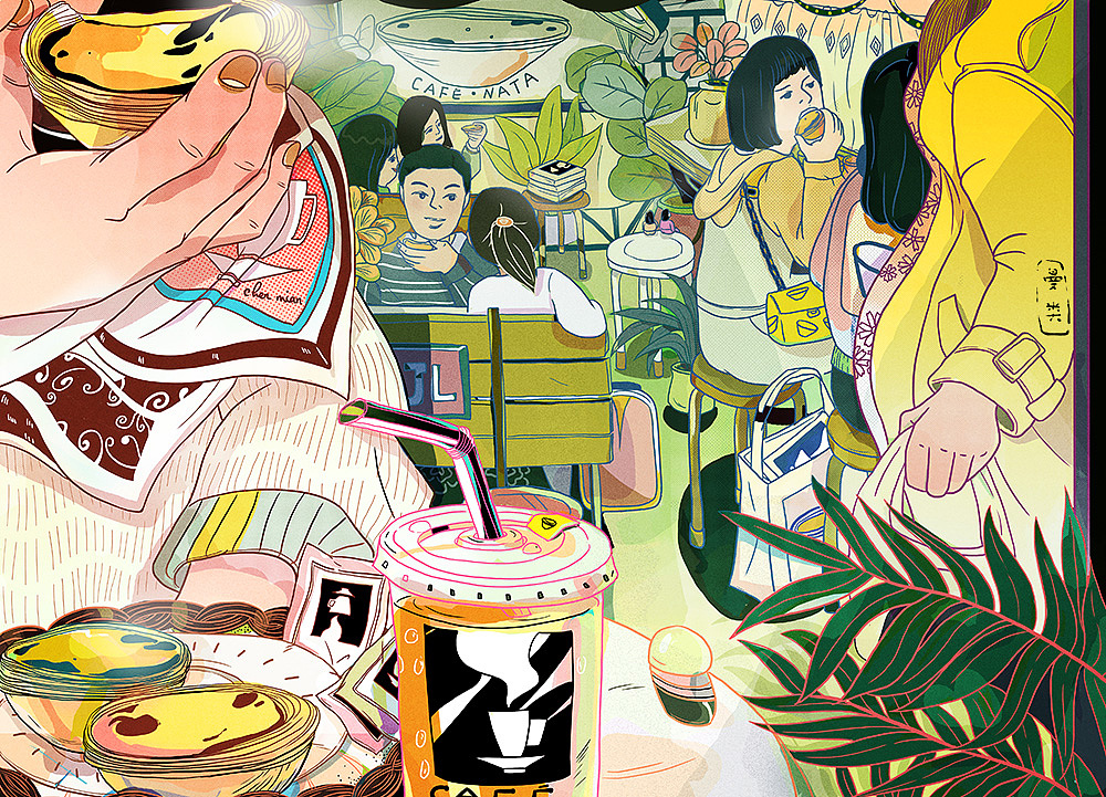 《吃吃吃》（图ZNjQzMDg2MzI=） - 商业插画 - 站酷设计师曼类类类类类原创素材 - 站酷ZCOOL