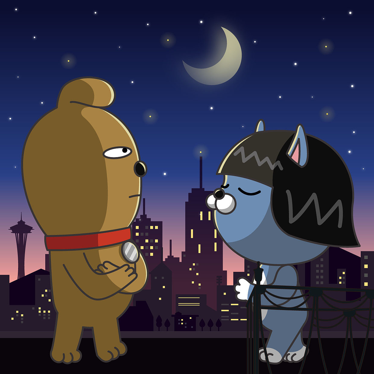 KakaoFriends插画设计（图ZMTExODk4OTgw） - 创作习作 - 站酷设计师kiki微笑原创素材 - 站酷ZCOOL