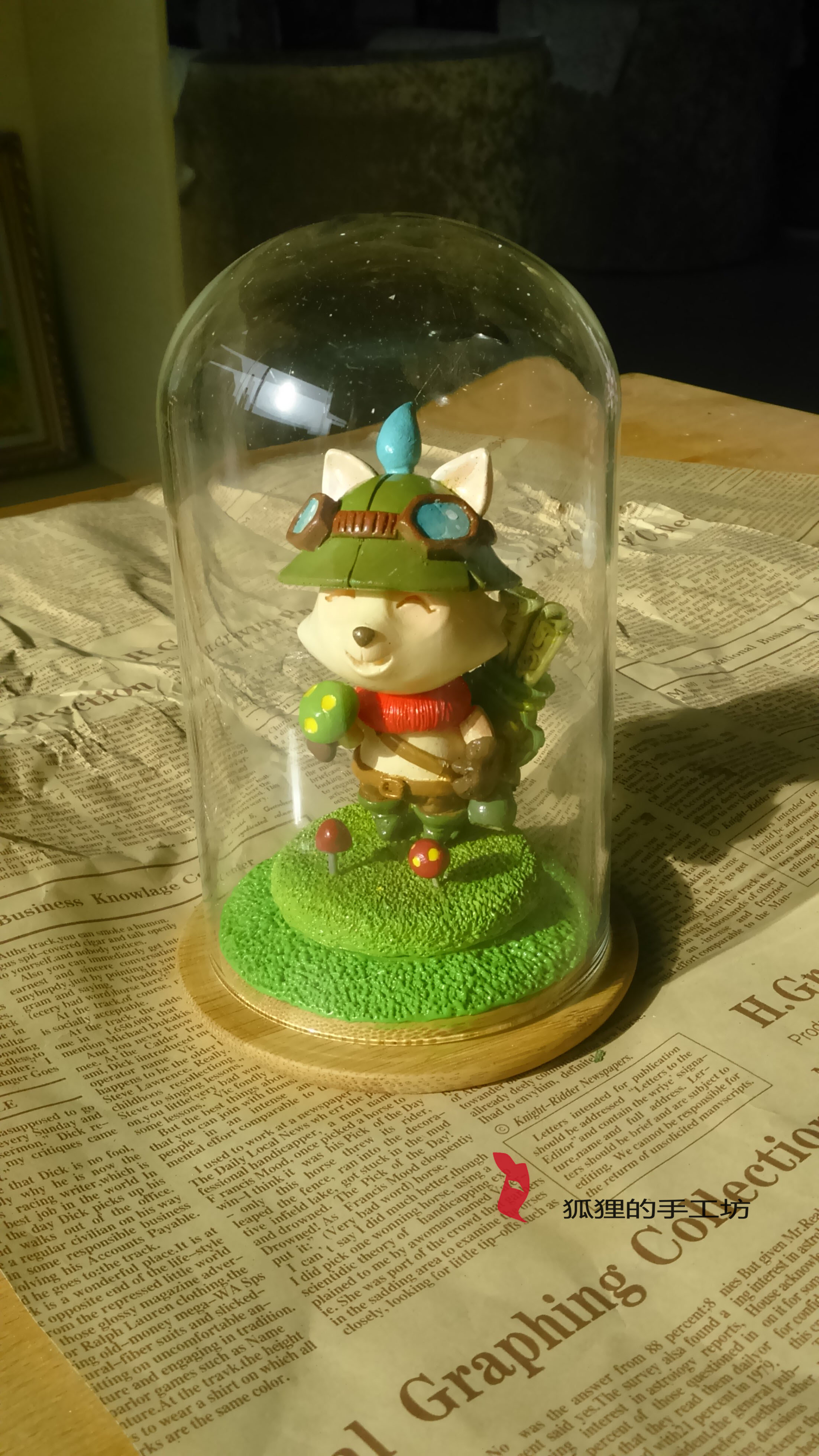 【狐狸制造】lol迅捷斥候 提莫队长 手办制作涂装完成品