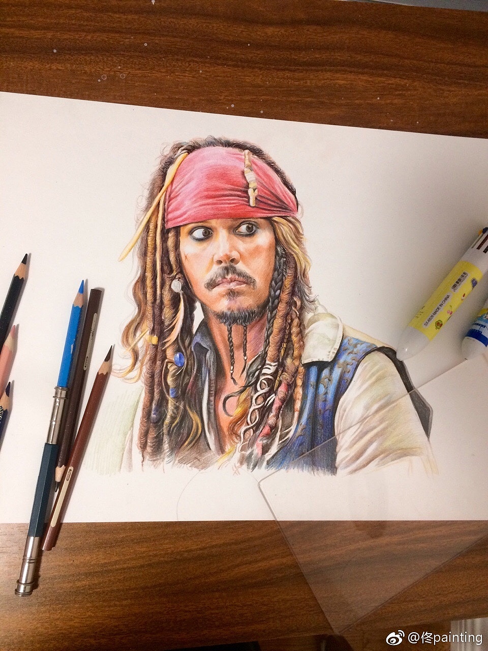 加勒比海盜：杰克船長（圖ZODE3NTI2NzI=） - 繪畫 - 站酷設(shè)計師氷糖葫蘆原創(chuàng)素材 - 站酷ZCOOL