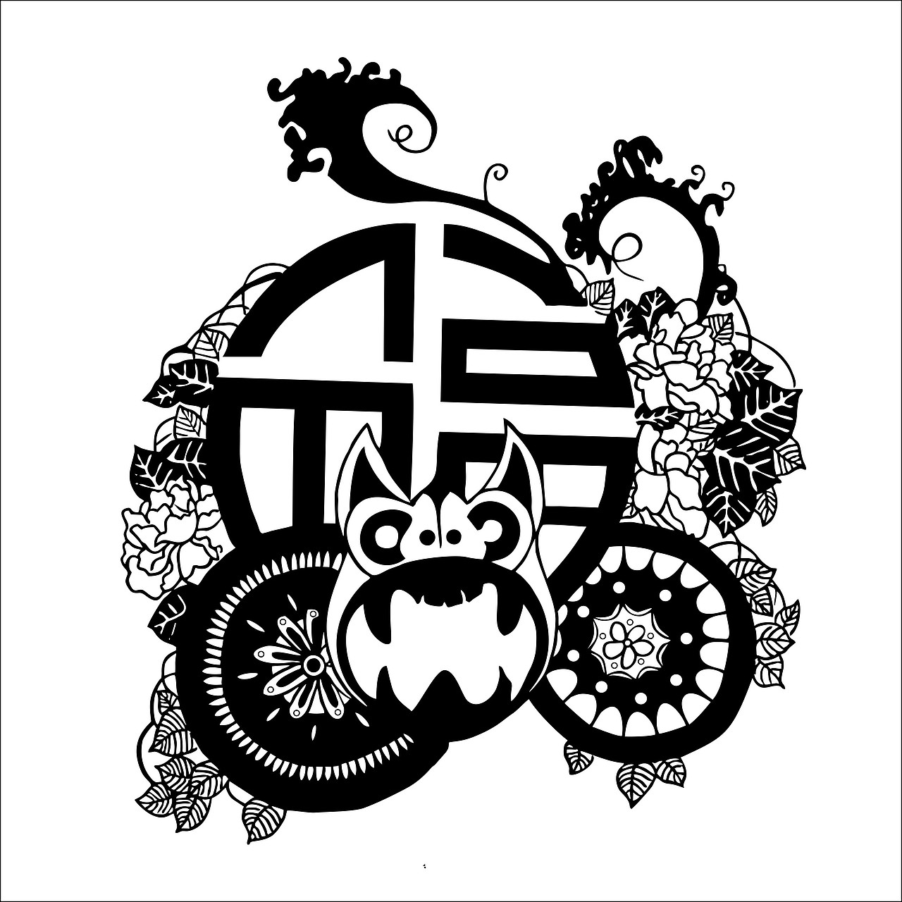 瓦猫之福禄寿喜