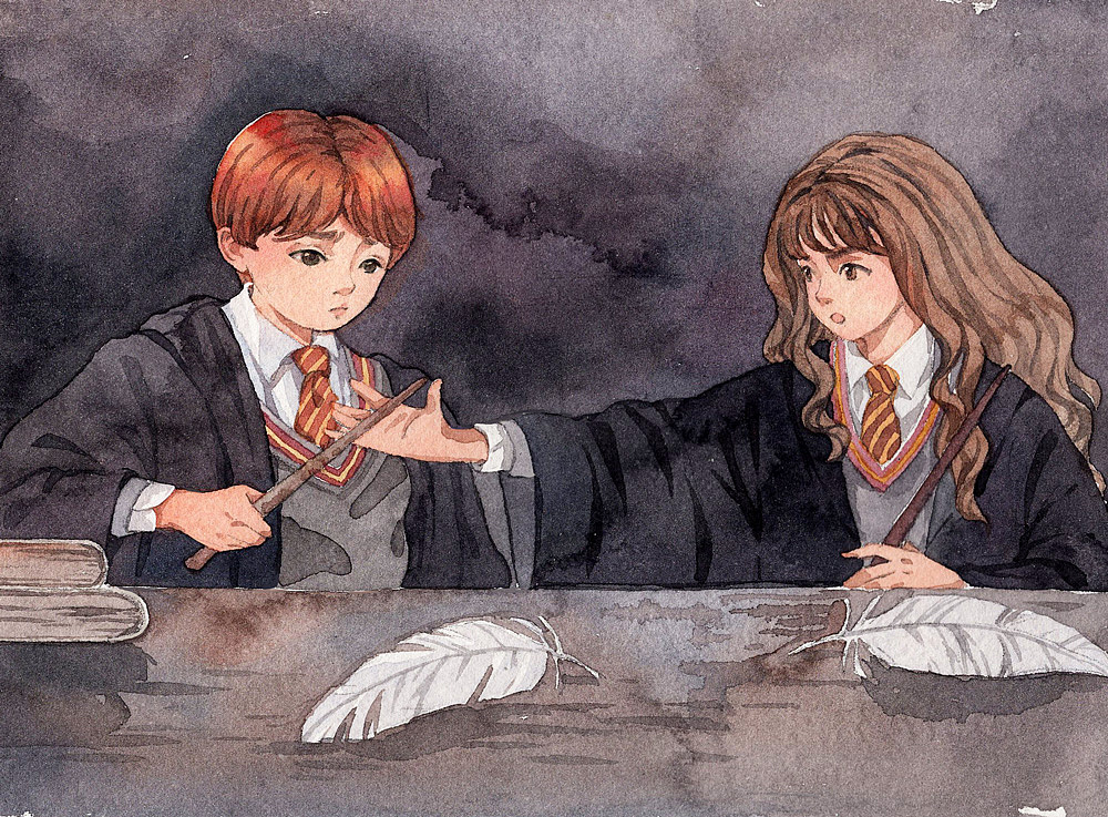 《哈利波特》罗恩赫敏